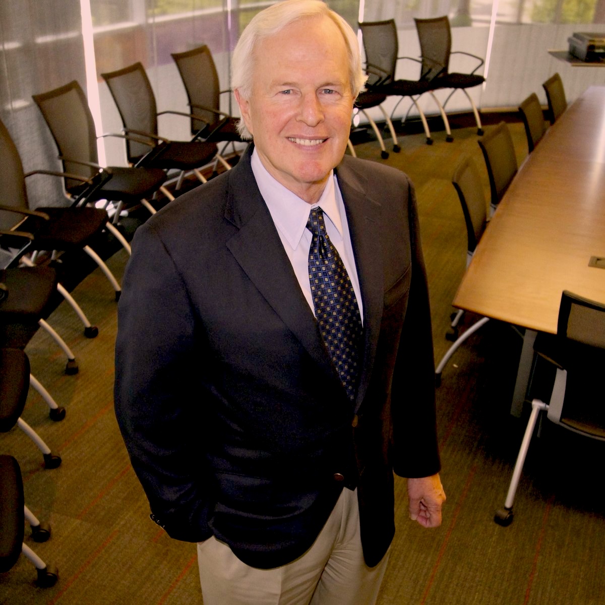 Douglas Brown showing expertise in the boardroom